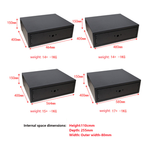 올스틸 모던 스마트 잠금 서랍 금고 디지털 비밀번호 지문 고품질 내구성 가정 호텔 현금 보석 - Product Image 4