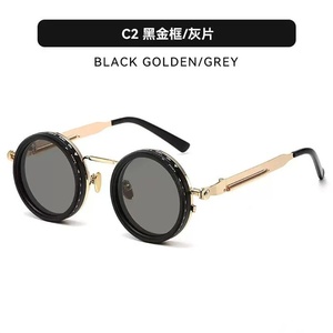 Lunettes <span class=keywords><strong>de</strong></span> <span class=keywords><strong>soleil</strong></span> polarisées Steampunk <span class=keywords><strong>haut</strong></span> <span class=keywords><strong>de</strong></span> <span class=keywords><strong>gamme</strong></span> à 9 vitesses, filtre UV400 ND, gradation réglable, monture intégrale rotative en alliage d'<span class=keywords><strong>aluminium</strong></span> et <span class=keywords><strong>de</strong></span> magnésium - Product Image 2