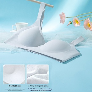 Sujetador Minimizador Sin Varillas para Mujer, Tejido en Fábrica, Talla Grande, Cobertura Total, Copa Fija, Soporte Ajustable, Transpirable - Product Image 4