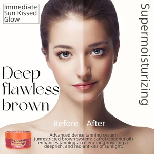 Gel de bronzage intensif au beurre bronzé instantané bio et végétalien Baume accélérateur autobronzant Crème de bronzage Marque privée Peau foncée - Product Image 3