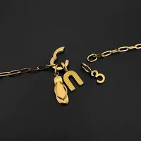 Bracelets à breloques classiques en acier inoxydable EMANCO pour femmes, pendentifs, bijoux décontractés pour le quotidien et les rendez-vous, vente en gros en dropshipping