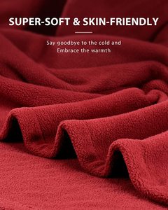 Full Size 62*84 Inch Size Double Side <strong>Extra</strong> Soft <strong>Large</strong> Polar Fleece Heated <strong>Throw</strong> Electric <strong>Blanket</strong> for Winter - Product Image 5