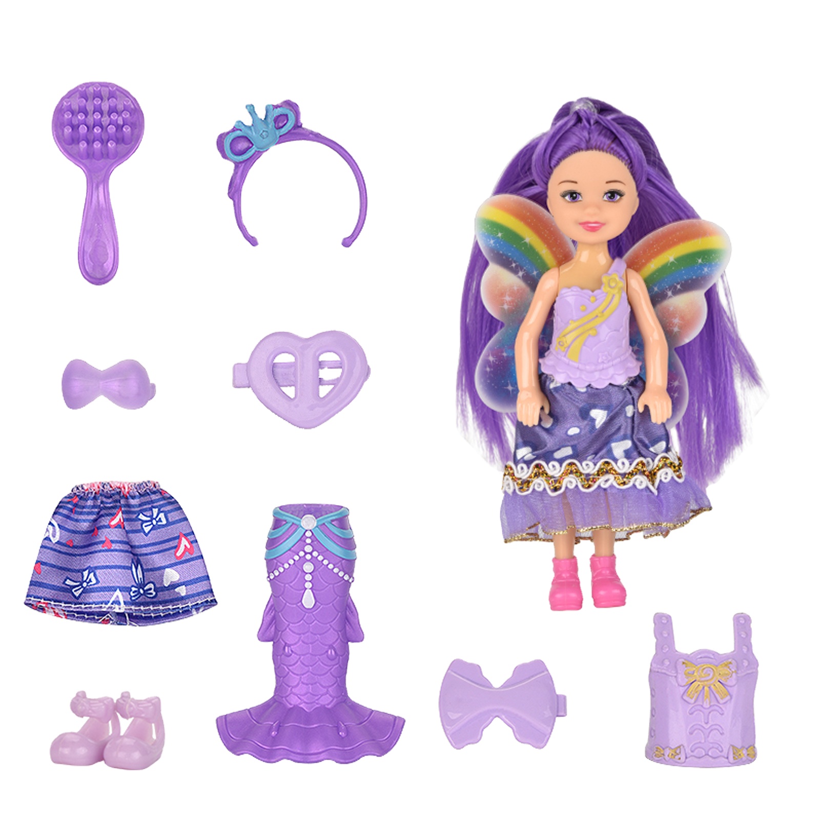 Милая подвижная шарнирная кукла, маленькая фея и принцесса лоли, куклы с аксессуарами