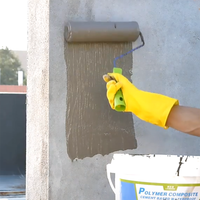 Revêtement imperméable pour mur extérieur à haute teneur en polymère, Composite à base de ciment, peinture imperméable pour piscine