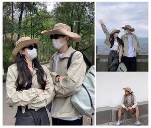 2024 nuevo diseño Unisex UV UPF 50 + sombrero de cubo estilo euroamericano cuerda de viento para hombres para senderismo ciclismo pesca escenarios Casuales - Product Image 4