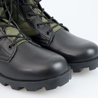 Bottes tactiques vertes à lacets pour hommes, semelles amortissantes, idéales pour la randonnée, la chasse, la pêche, l'agriculture, imperméables et antidérapantes, Force Fan