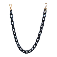 Chaîne en plastique personnalisée arc-en-ciel, accessoires de bricolage, chaîne acrylique colorée pour sac pour femme, chaîne en plastique, bandoulière