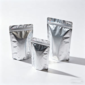 Moq 100แบบใช้แล้วทิ้งขนาด13*18 + 4ซม. ถุงซิปล็อคบรรจุอาหารซิปล็อคปิดผนึกได้กลิ่นกันความร้อน - Product Image 3