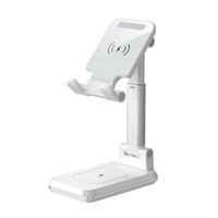 Nouveau support de téléphone portable pliable universel 2-en-1 10W chargeur sans fil USB-C