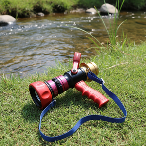 JMFIRE QLD6.010III Buse d'incendie multifonctionnelle sans recul, à jet direct réglable, haute pression, pour pulvérisation en forme de fleur - Product Image 4