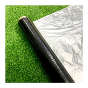 Rouleaux de paillis en plastique PE pour légumes Film de <span class=keywords><strong>paillage</strong></span> en plastique agricole noir argenté - Product Image 1