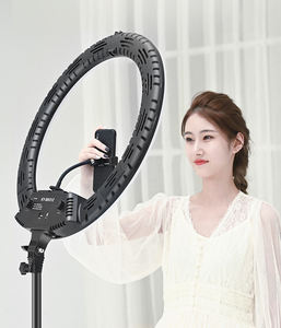 Anillo de luz para Selfie con trípode de 2 metros, fotografía, maquillaje, vídeo, 3 colores, anillo de luz regulable, 18 pulgadas, Ied Selfie, anillo de luz - Product Image 5