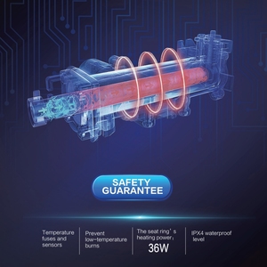 Hlli hiện đại thông minh thông minh nhà vệ sinh một cửa dịch vụ mua sắm sàn gắn kéo dài Bát điều khiển từ xa chức năng tiên tiến - Product Image 3