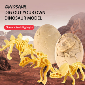 Excavation géologique <span class=keywords><strong>d</strong></span>'œufs <span class=keywords><strong>de</strong></span> dinosaures, module <span class=keywords><strong>fossile</strong></span> pour enfants, tige éducative précoce, bricolage, jouets du monde des dinosaures - Product Image 2