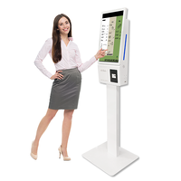 Kiosque tactile public de 23/27 pouces avec terminal de paiement et imprimante, matériel Android/Windows, offre en stock