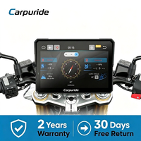 Carpuride W702Pro Reproductor Multimedia para Motocicleta con Carplay, Pantalla Inalámbrica de 7 Pulgadas, Android Auto, GPS, Resistente al Agua, 2K, TPMS, BT, Wifi 5G, para BMW