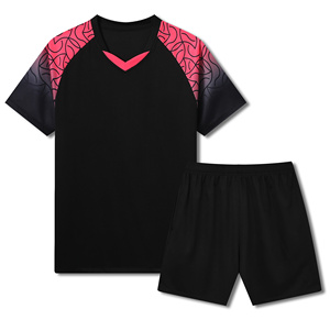 Ensemble de vêtements de sport pour homme à séchage rapide, dégradé, 100% jersey polyester pour le football, le basketball, la course à pied, l'entraînement, adultes - Product Image 4