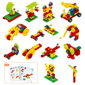 Gorock – Kit d'équipement éducatif STEM pour enfants, ensemble de construction Legos Du plo, blocs de construction, jouets pour tout-petits de 3 à 6 ans