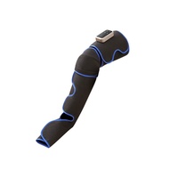 Bottes de massage électriques à compression d'air pour les jambes, chauffage sans fil, 3 niveaux de température pour la relaxation des muscles du genou, du mollet et du pied, utilisation à domicile ou au bureau
