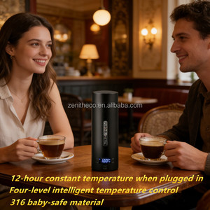 Portable 500ML Water Boiler <b>Kettle</b> Quick Boiling <b>Temperature</b> Water Bottle Stainless Steel USB Power Source for Outdoor Travel Ou - Product Image 4