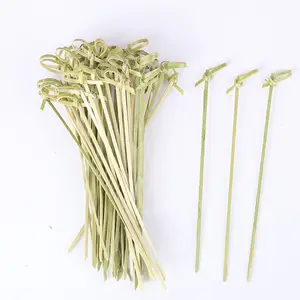 Disposable Wooden Skewers Wholesale Multi-Function Disposable Cocktail Picks Food Skewer Fruit Bamboo Sticks