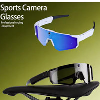 Lunettes de soleil de sport d'extérieur V06 avec fonction d'appel, musique, vidéo, photographie, enregistrement, interaction vocale IA, lunettes intelligentes de sport avec caméra