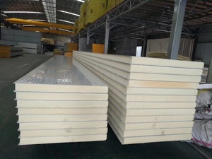 Panneau en mousse <span class=keywords><strong>de</strong></span> polyuréthane renforcé résistant au feu, classe B1, avec composite <span class=keywords><strong>de</strong></span> <span class=keywords><strong>laine</strong></span> minérale pour la sécurité des bâtiments - Product Image 5