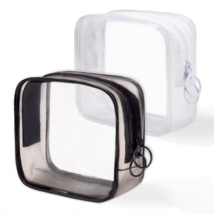 <b>Mini</b> PVC Makeup Bag Waterproof Display Clear Zipper <b>Pouches</b> Pocket Lipstick Bag Organizer - Product Image 1
