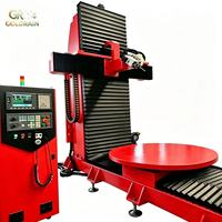 Fresadora CNC Vertical de 5 Ejes Personalizada para Tallado de Columnas de Espuma de Madera 3D, 1500x2500mm, Control Syntec/DSP, Modelo Individual