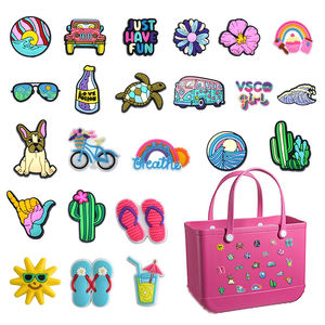 Breloques PVC pour sacs, breloques Jibbitz, accessoires <span class=keywords><strong>Croc</strong></span> pour femmes - Product Image 4