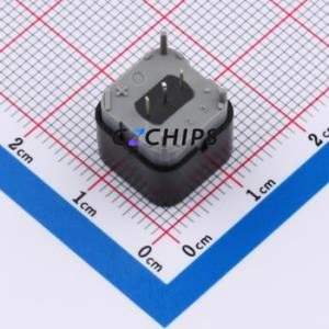 GT-TC061D-H106-L02 Tactile Switch Through hole Component (THT)-3P,12.4x12.4mm Switch Rectangle Button Through Hole 12.4mm 12.4mm - Product Image 2