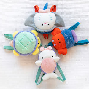 Venta al por mayor creativas lindas caricaturas niñas langosta de peluche mochilas 3D <span class=keywords><strong>animales</strong></span> <span class=keywords><strong>marinos</strong></span> de peluche niños mini <span class=keywords><strong>mochila</strong></span> monedero - Product Image 6