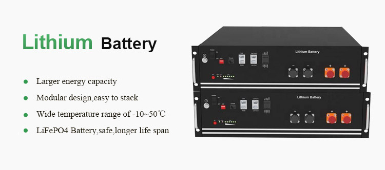 Lifepo4 Lithium Battery Cabinet Hybrid Inverter Solar Energy Storage