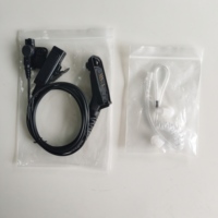 Vente en gros de casques pour Motorola XPR 6350, XPR6550, XPR 7350, XPR7550, APX1000, APX8000, APX6000, pour talkie-walkie avec tube acoustique