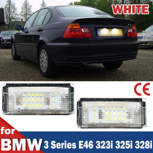OEM-Fit 2 uds Canbus LED blanco luz de placa de matrícula para <span class=keywords><strong>BMW</strong></span> E46 3 Series 323i 325i 328i 330i <span class=keywords><strong>335i</strong></span> 325xi 328xi 1998-2007 nuevo - Product Image 6