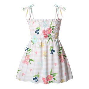 Vestido de Verano para Niñas con Estampado de Cerezas, Diseño Personalizado al por Mayor, Ropa Infantil, Falda para Niñas, Vestido de Princesa - Product Image 6