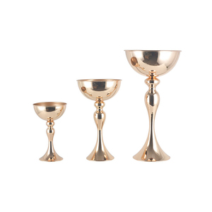Alta qualità alta oro vaso in metallo ciotola decorativo centrotavola per feste di nozze <span class=keywords><strong>piedistallo</strong></span> fiori composizioni porte - Product Image 5