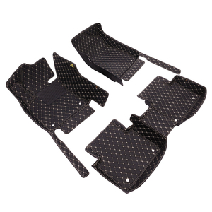 Almohadilla de pie de cuero de PVC 5D duradera e impermeable, accesorios interiores para <span class=keywords><strong>Toyota</strong></span> SUV/BMW SUV 3D, forro para <span class=keywords><strong>maletero</strong></span> de coche, alfombrilla para <span class=keywords><strong>maletero</strong></span> 3rd - Product Image 3