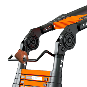 Stahl Multifunktion ale Gehrung stech nik Treppen Verdickte Teleskop leiter mit Klapp funktion Haushalts verlängerung leiter - Product Image 2