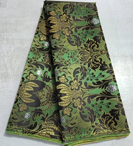 Gele nigérian en jacquard Sego, foulard africain <span class=keywords><strong>Aso</strong></span> Oke en soie, couleur pêche, imperméable, pour femmes, fête sur la plage, sports de plein air, pêche - Product Image 5