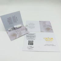 Carte d'échantillon de parfum personnalisée imprimée par un fabricant chinois