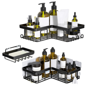 <span class=keywords><strong>ชั้น</strong></span><span class=keywords><strong>วาง</strong></span>ของในห้องน้ำ<span class=keywords><strong>แบบ</strong></span>ติดผนังสีดำชั้นเก็บของพร้อมเครื่องมือทำความสะอาด<span class=keywords><strong>ชั้น</strong></span><span class=keywords><strong>วาง</strong></span>จัดระเบียบในห้องน้ำ - Product Image 2