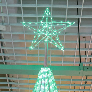 शंकु सजावटी ट्री लाइट्स rgb मल्टीकोलर ढक्कन इनडोर आउटडोर क्रिसमस डे सजावट के लिए मोटिफ प्रकाश - Product Image 5