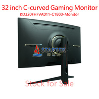 Moniteur de jeu 32,0 pouces 1920x1080, écran LCD incurvé en C, compatible Windows/Android/Linux