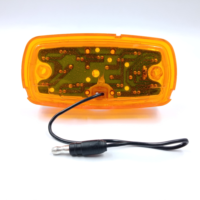 Nouvelle lampe de signalisation LED pour camion WTTG, lumière latérale ambre, DC12V pour camion remorque