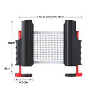 Red de Tenis de Mesa Extensible, Red de Ping Pong Retráctil, Juego de Repuesto Portátil para Interiores