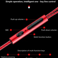 Beyaz 3.5mm Jaklı Kulak İçi Kablolu Kulaklık, ENC Gürültü Engelleme Özellikli Mikrofonlu, IPX7 Su Geçirmez, Özel Uyumlu 50cm Kablo