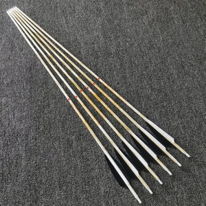 Flèches en carbone de haute qualité 6,2 mm ID 32 pouces, rectitude ±0,003 pouces, plumes de dinde, spine 300-600, pour <span class=keywords><strong>arc</strong></span> recurve de chasse - Product Image 6