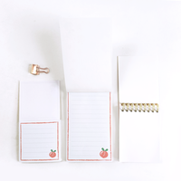 Bloc-notes adhésif en papier personnalisé avec logo personnalisé, créatif, coloré, fait à la main, ensemble de papeterie, cadeau promotionnel, 20x21cm, couleur