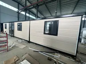 Customized 40ft Prefabricated Homes Prefab Office Villa Hotel Luxury Movable Expandable Container House